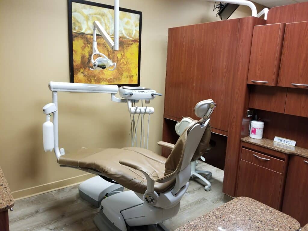 Dental operatory at Twin Mountain Dentistry, PA