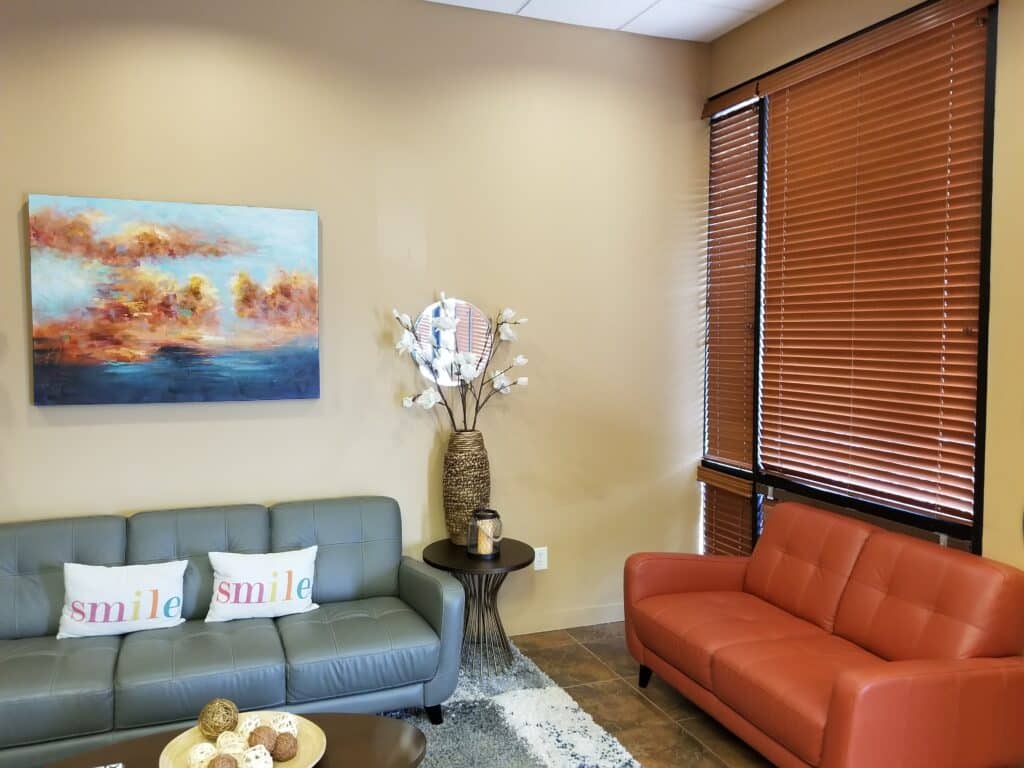 Interior lobby at Twin Mountain Dentistry, PA